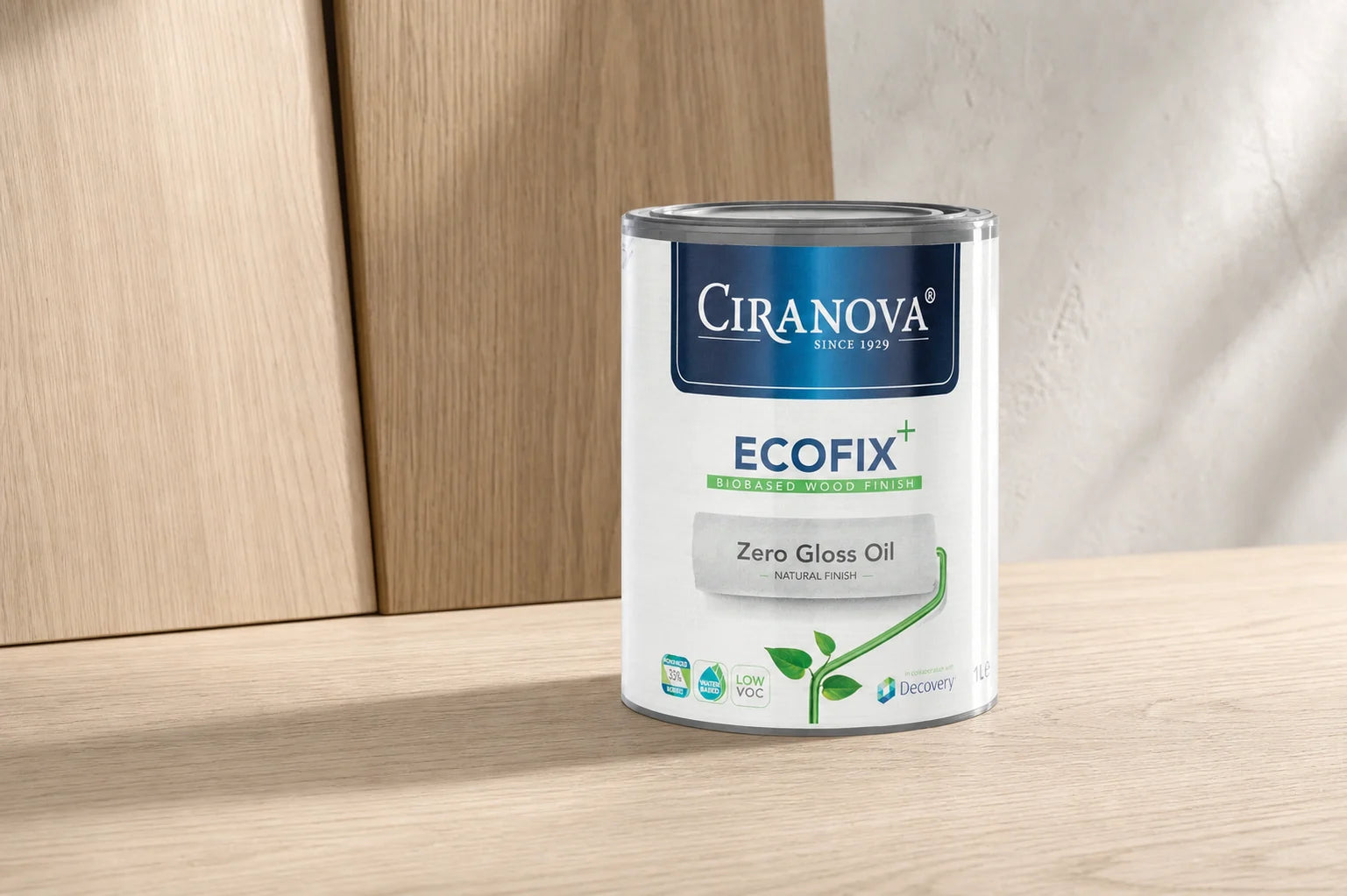 Ciranova Ecofix Plus preserving the pale, untreated character of natural oak